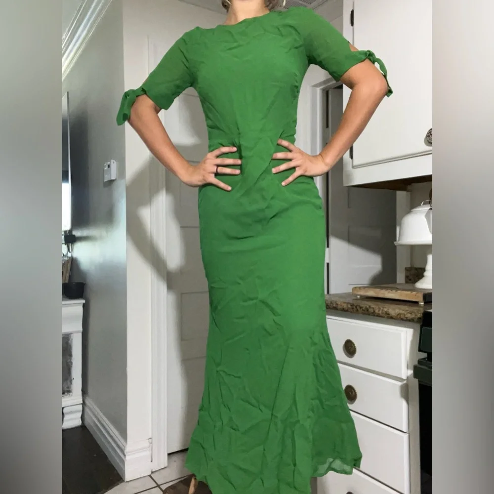 NWT reformation  Amsterdam dress size 8💚 - Picture 6 of 7